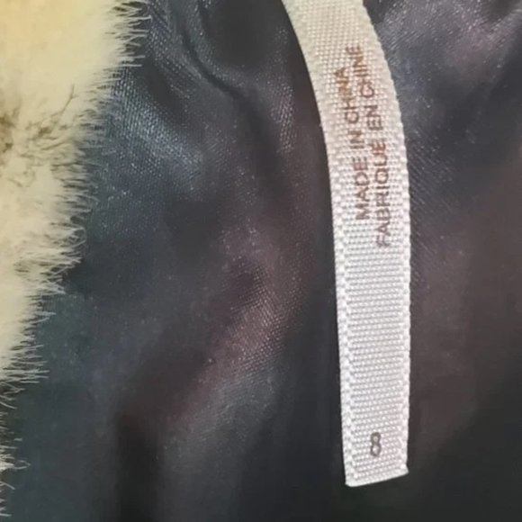 Free People Women's Leopard Print Jacket Coat Faux Fur Beige Black Size 8 - Picture 10 of 11